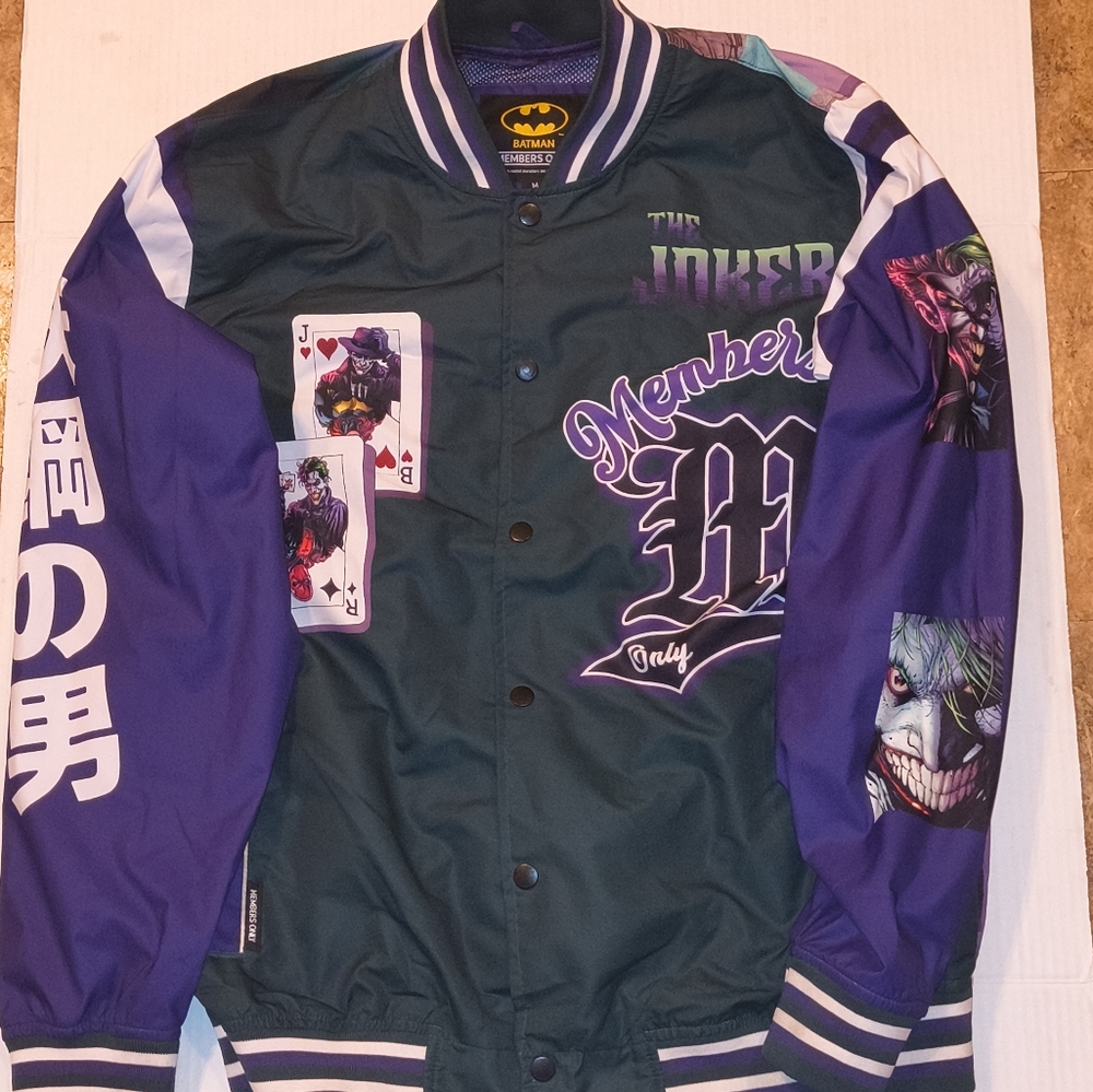 The Joker Men's Jacket - Purple and Black